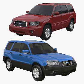 3D Forester SG Collection model